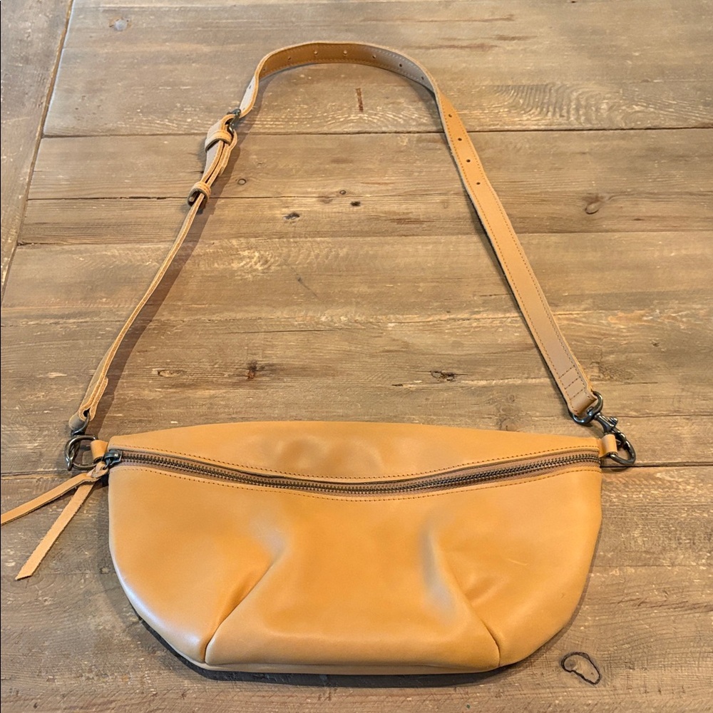 Able Berkeley Belt Bag/Crossbody in Cognac